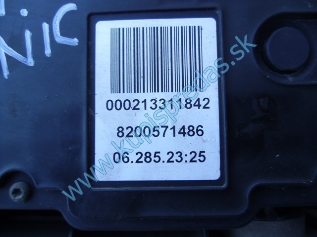 elektrická ručná brzda na renault grand scénic, autodiely na renault scénic